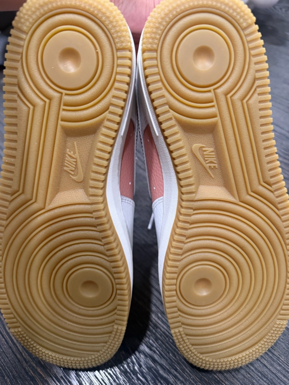 PS Nike Force 1 Low Rust Pink/Metallic Red Bronze/Summit White size 8.5 women - Picture 8 of 9